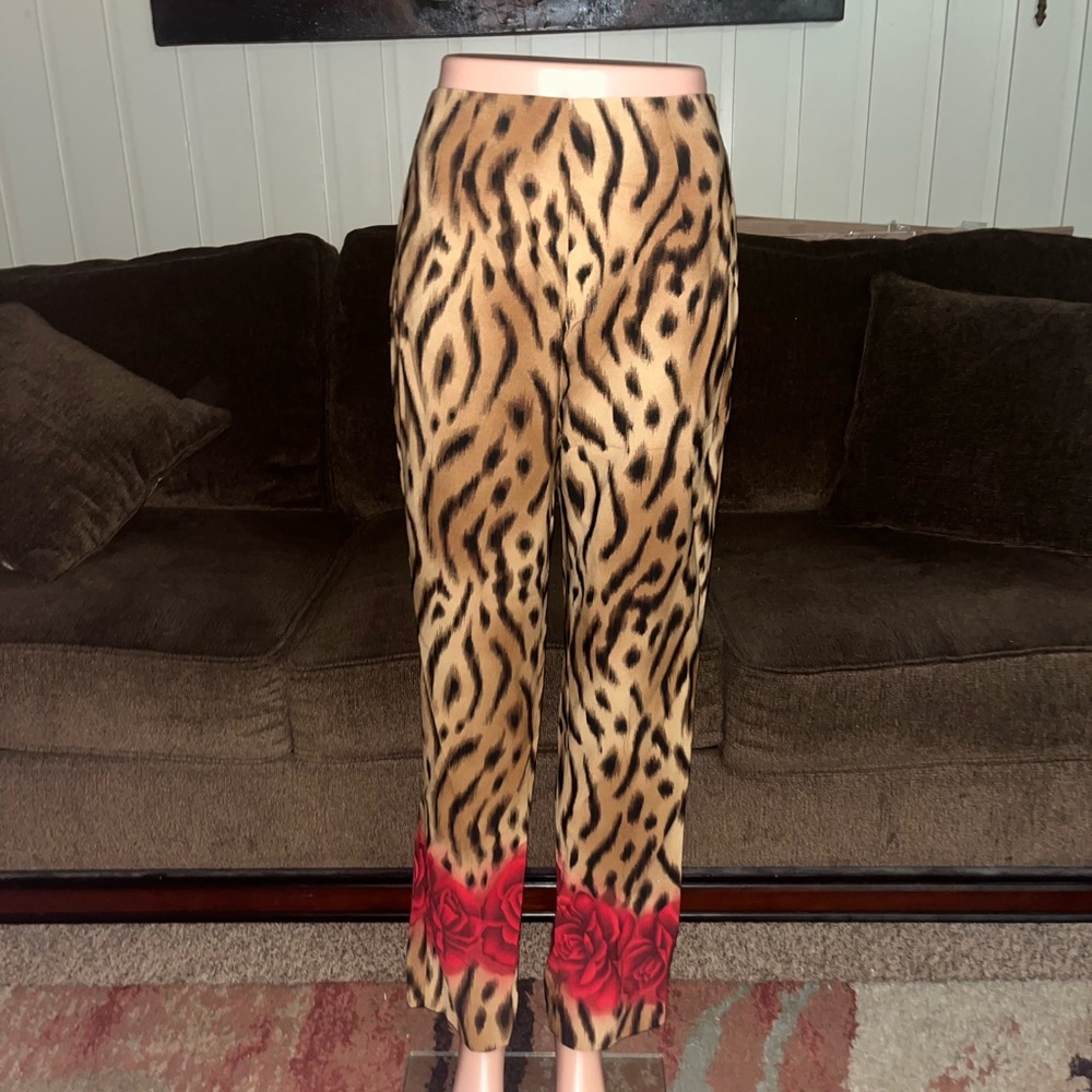Sharon Endick for K.a.t.e •  Safari Designs • Black/ Brown/ Red • Size 6 • New